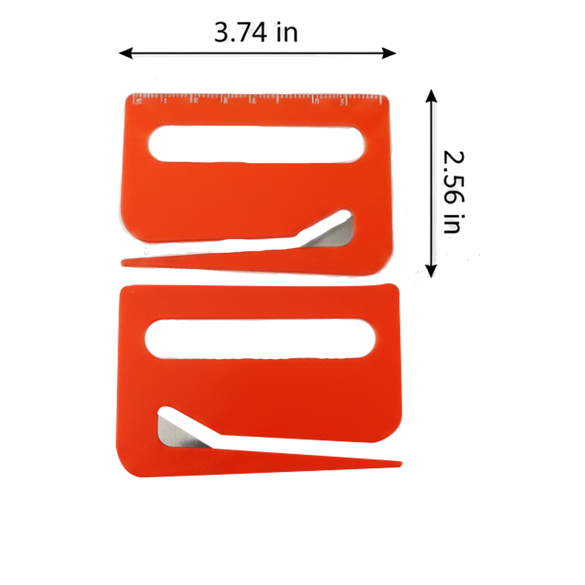 Rectangular Plastic Safety Letter Opener 3