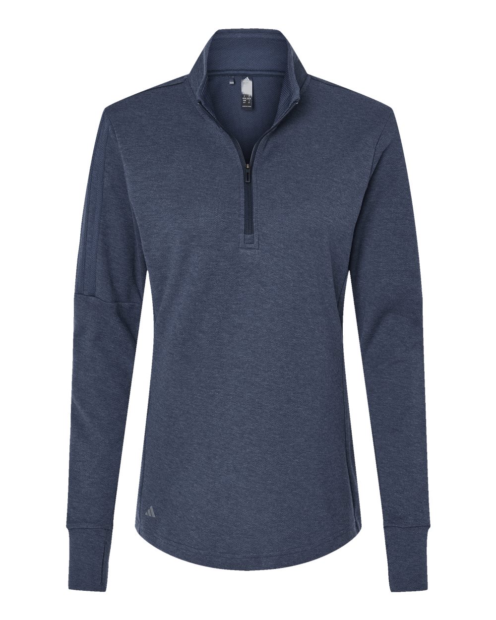Women's 3-Stripes Quarter-Zip Sweater Pullover - A555 8