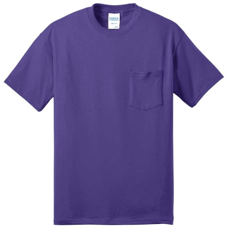 Port & Company Tall Core Blend Pocket Tee. 30