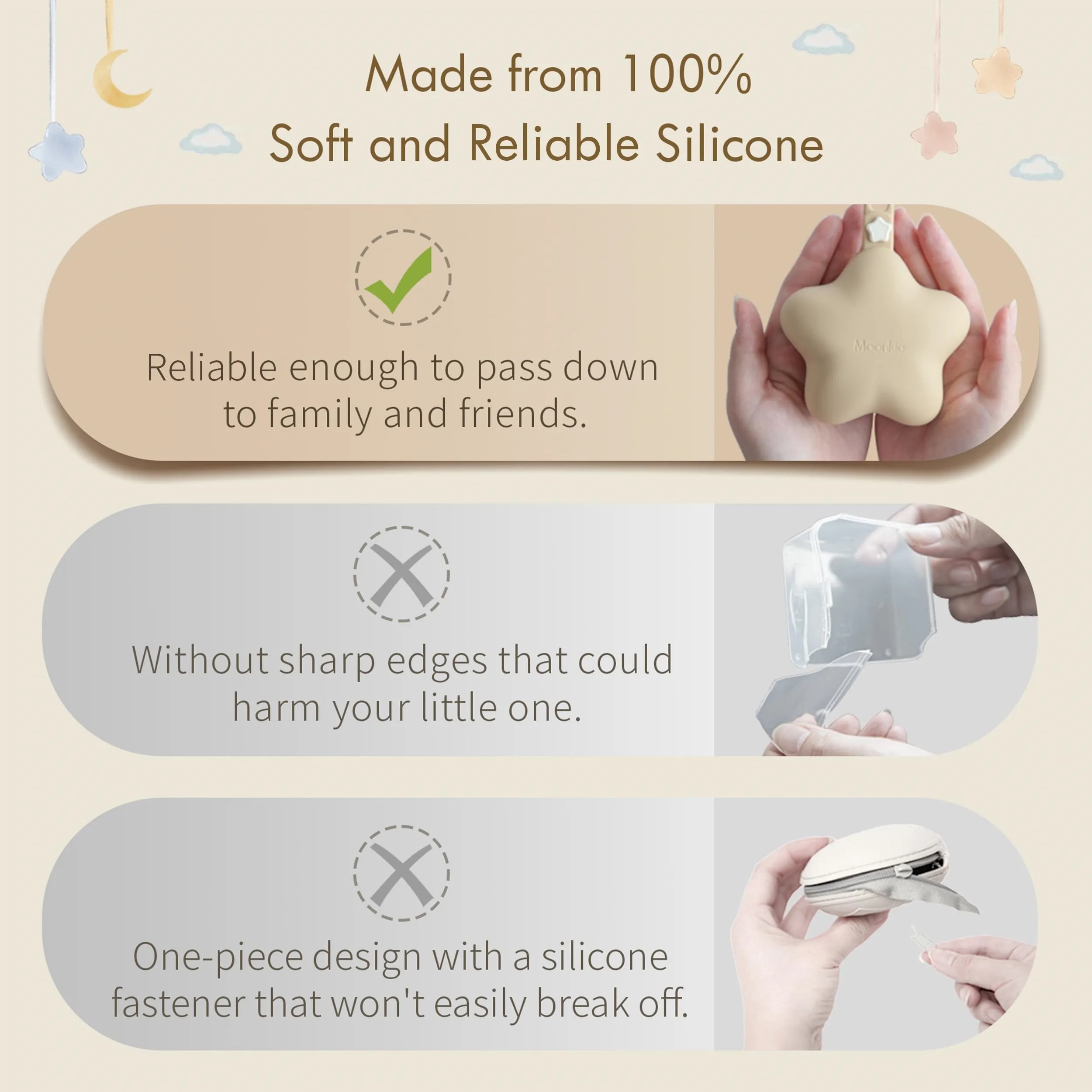 Wholesale Silicone Portable Pacifier Case 7