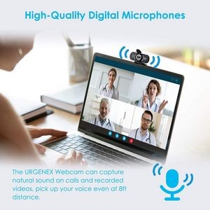 Hd 1080P Webcam With Microphone And Privacy Shutter 3