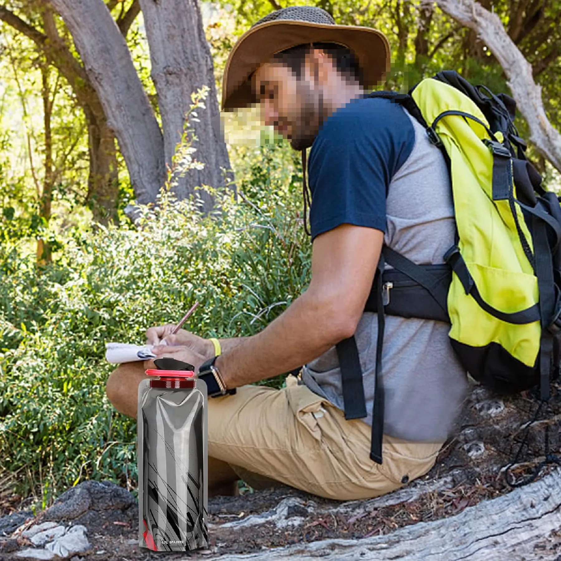 700ml Large Foldable Water Bottle 4