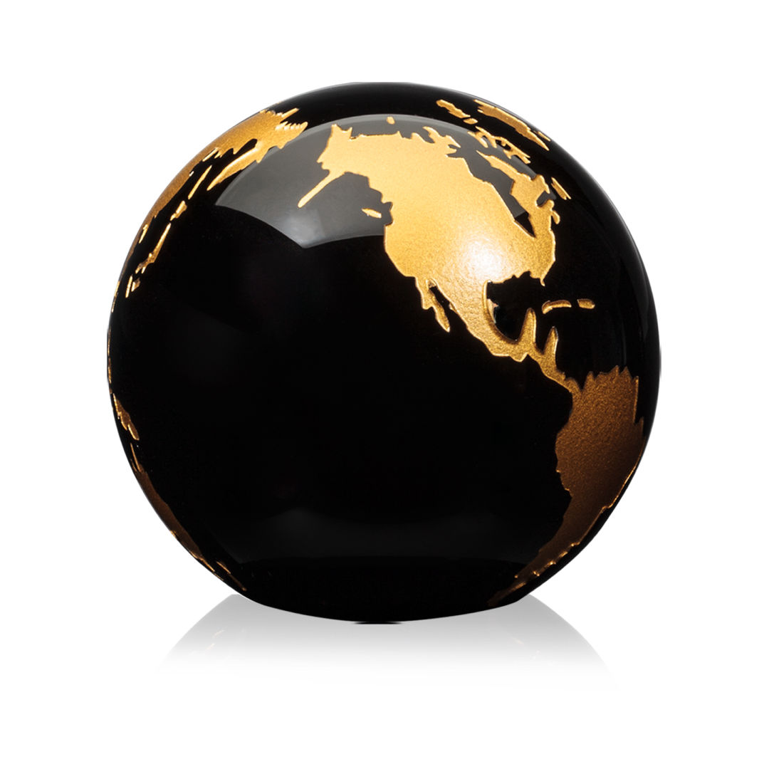 Globe Paperweight - Black 19