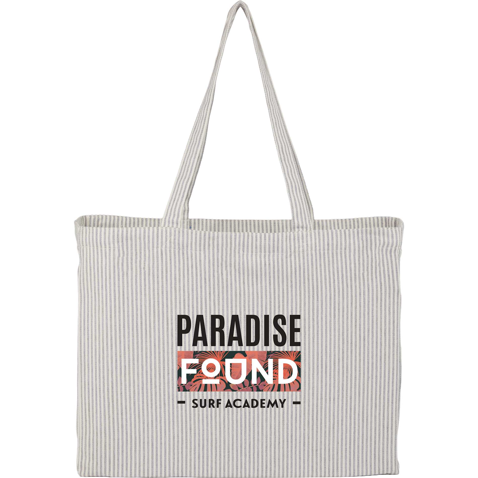 Striped Pacific Recycled Cotton Shopper Tote 44