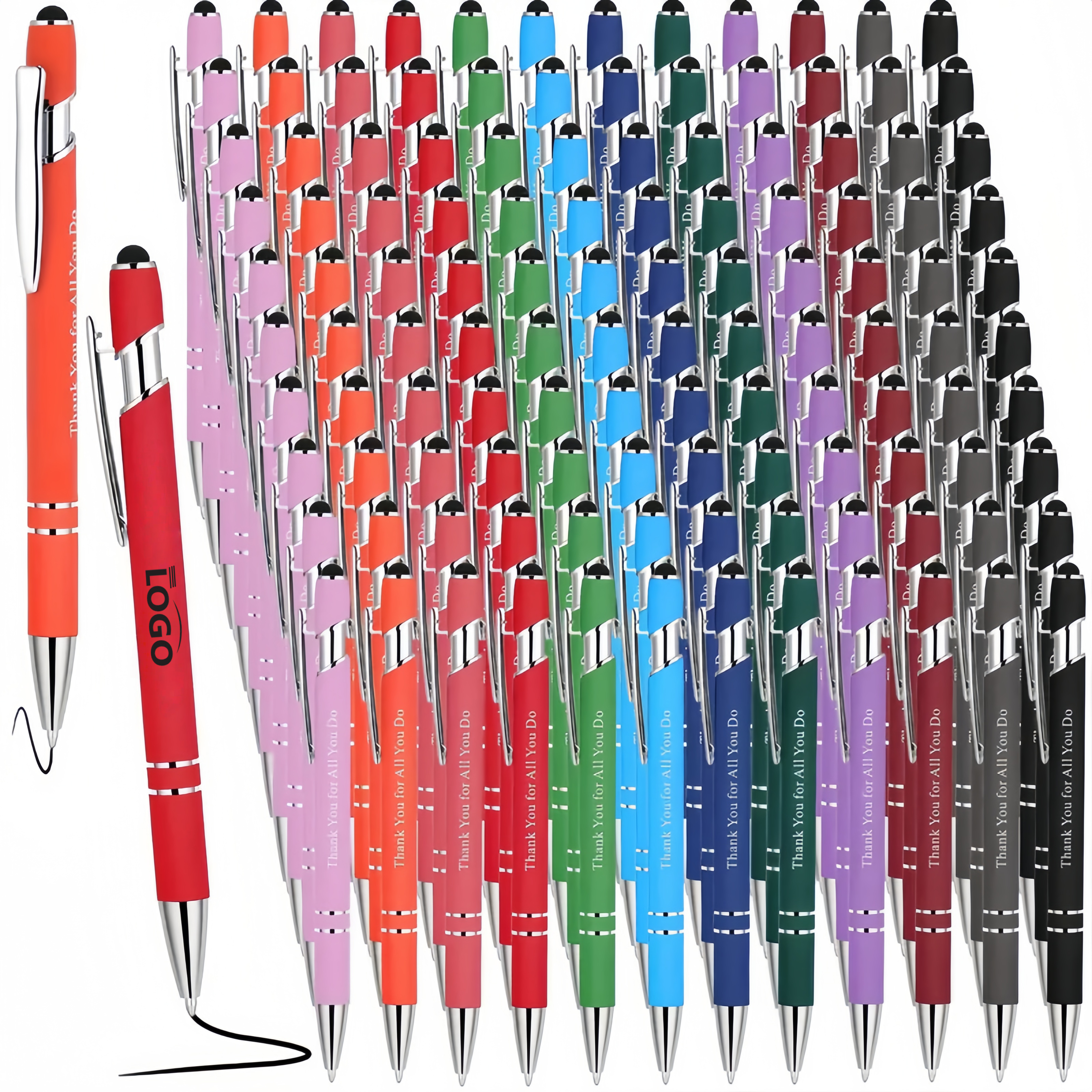 Click Touchscreen Pen with Ballpoint Tip 2