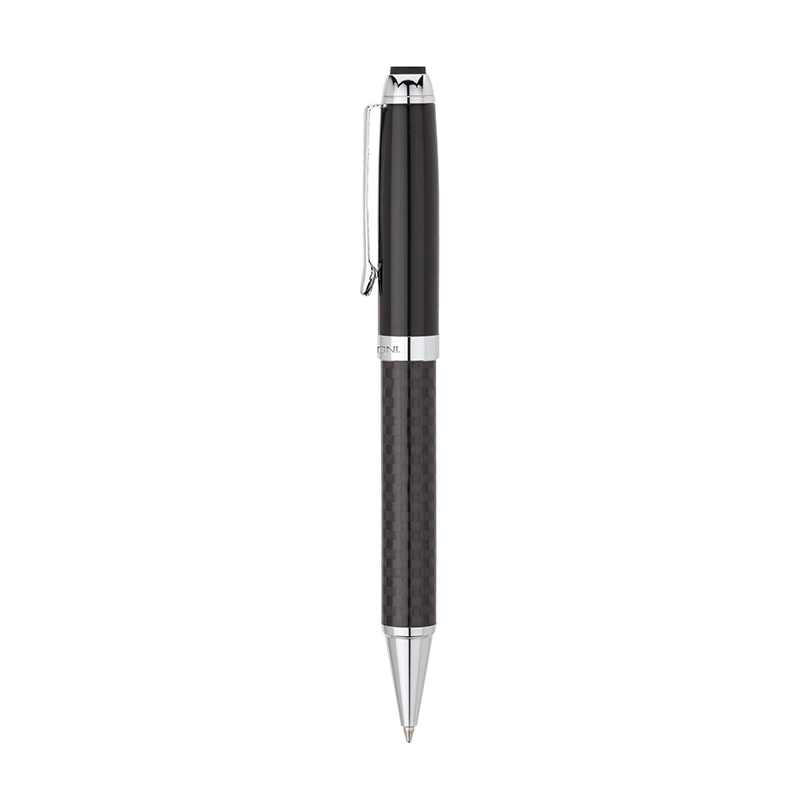 Carbon Fiber Pen, Business Card Case and Chrome Keyring Set 14