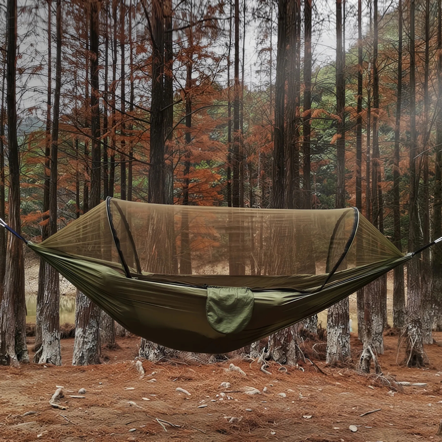 Outdoor Mosquito Net Hammock 4