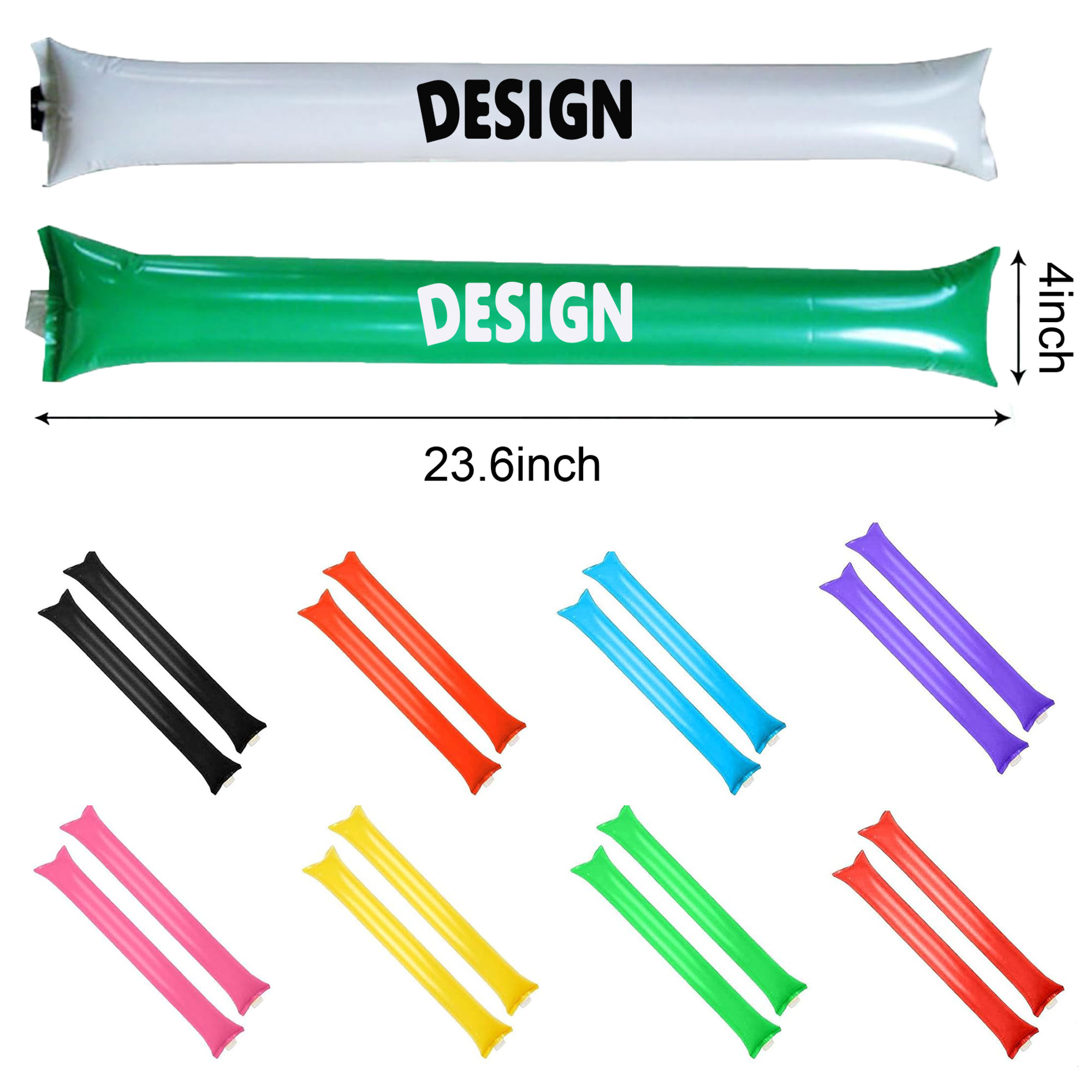 Plastic Cheerleading Spirit Stick Clapper 2