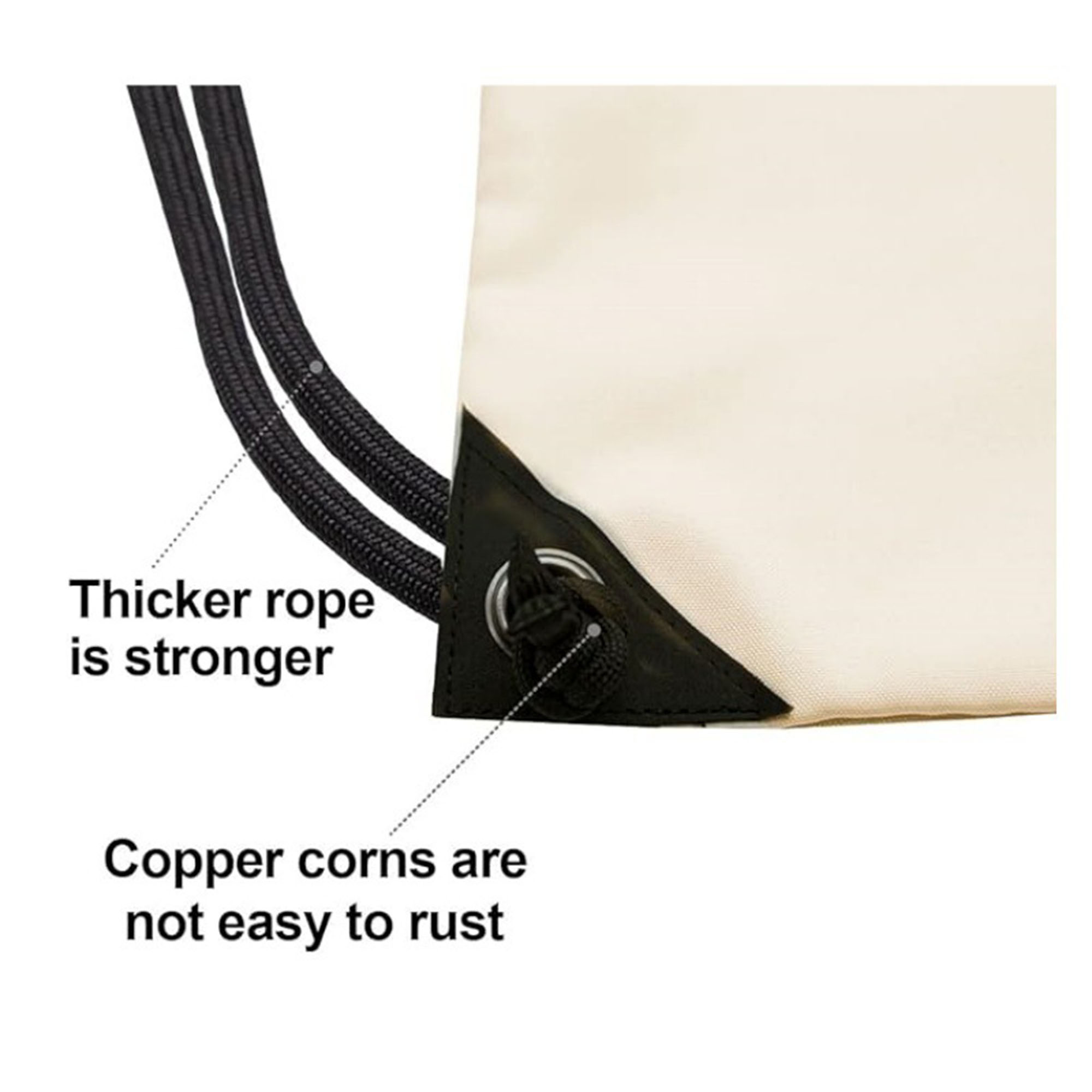 Polyester Drawstring Sports Bag with Pocket 5