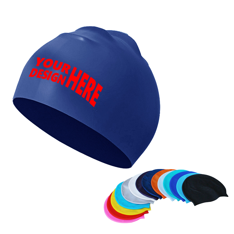Customizable Logo Comfortable Non-Slip Swimming Cap 4