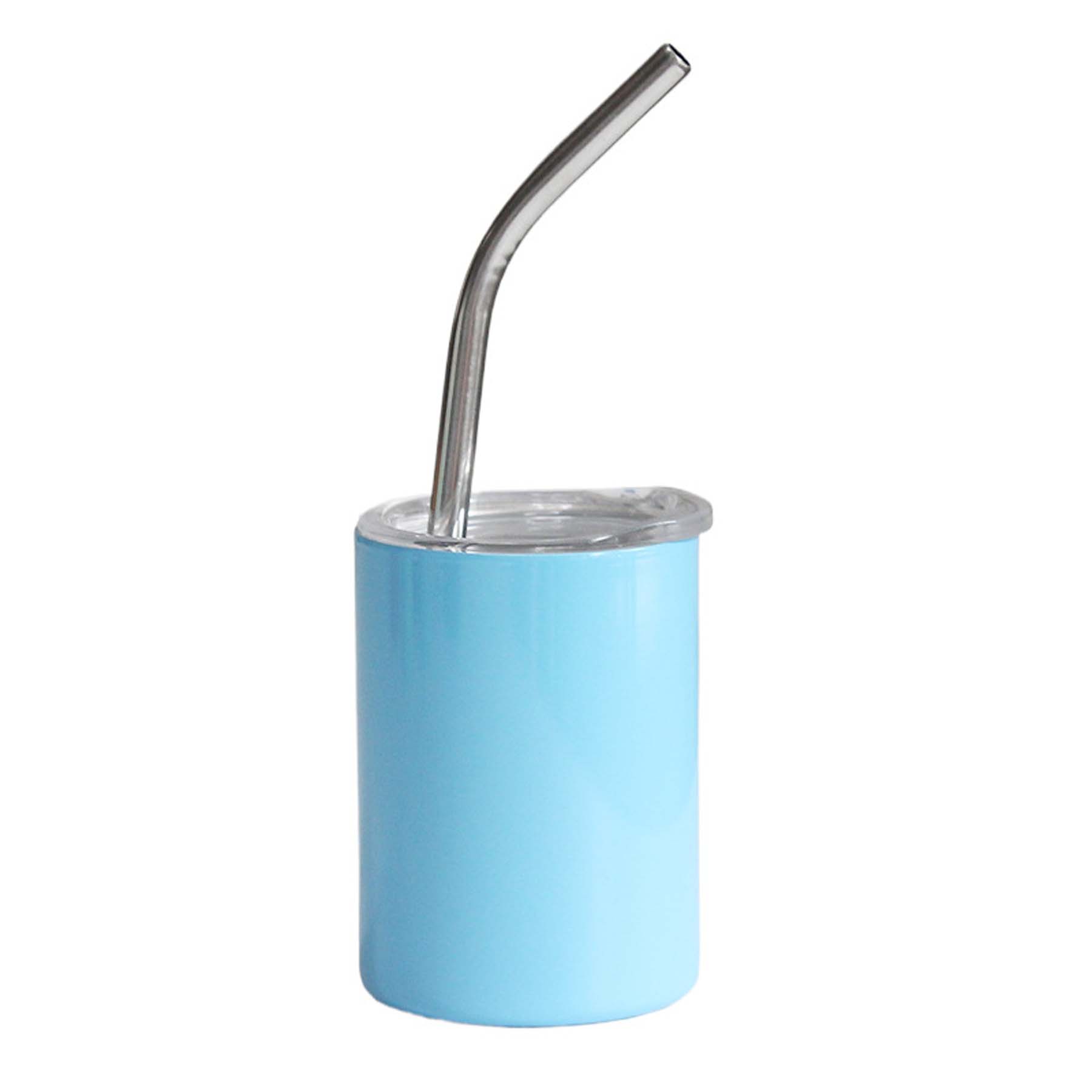 3 oz Stainless Steel Insulated Tumbler with Straw 4