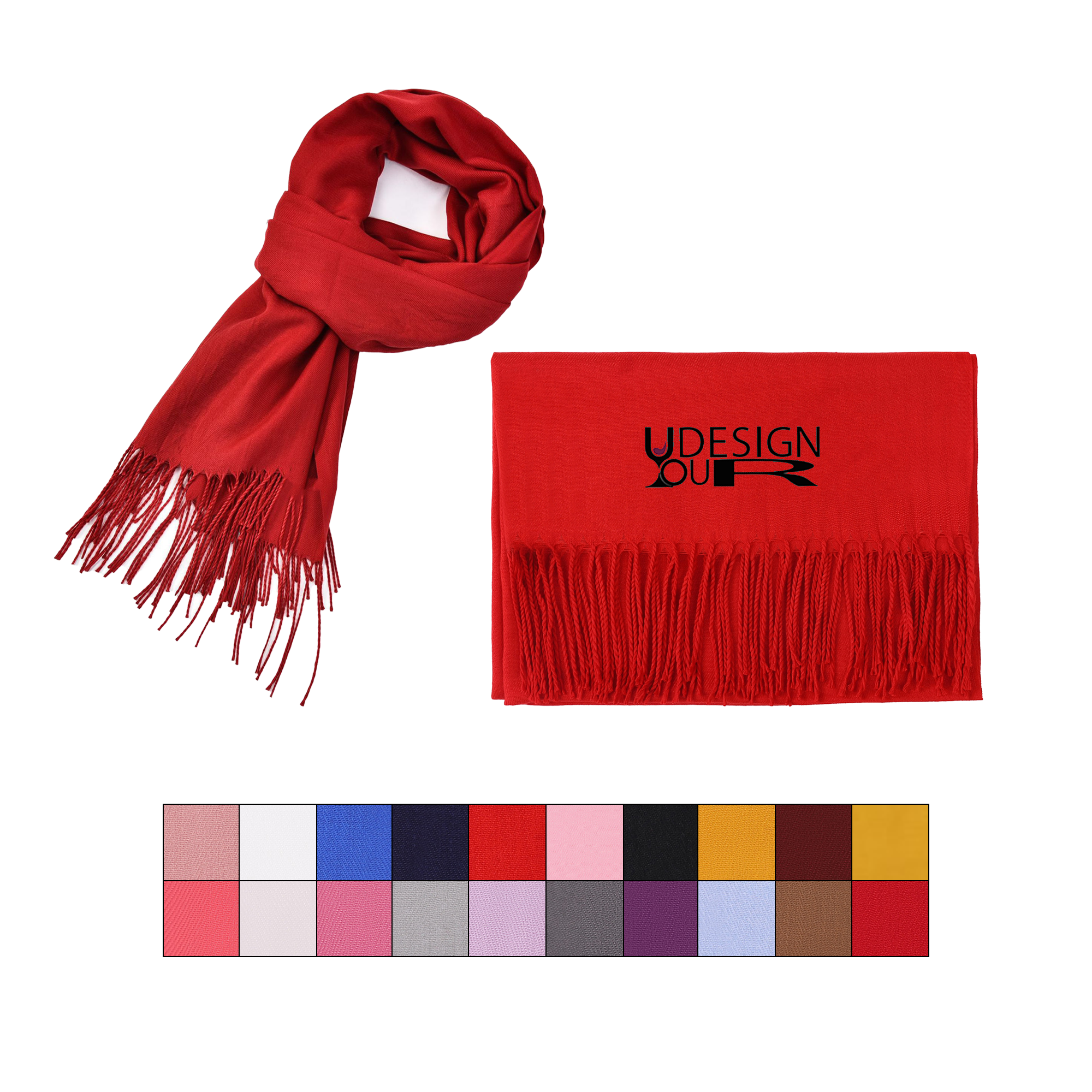 Faux Cashmere Feel Soft Winter Scarf Women Pashmina 1