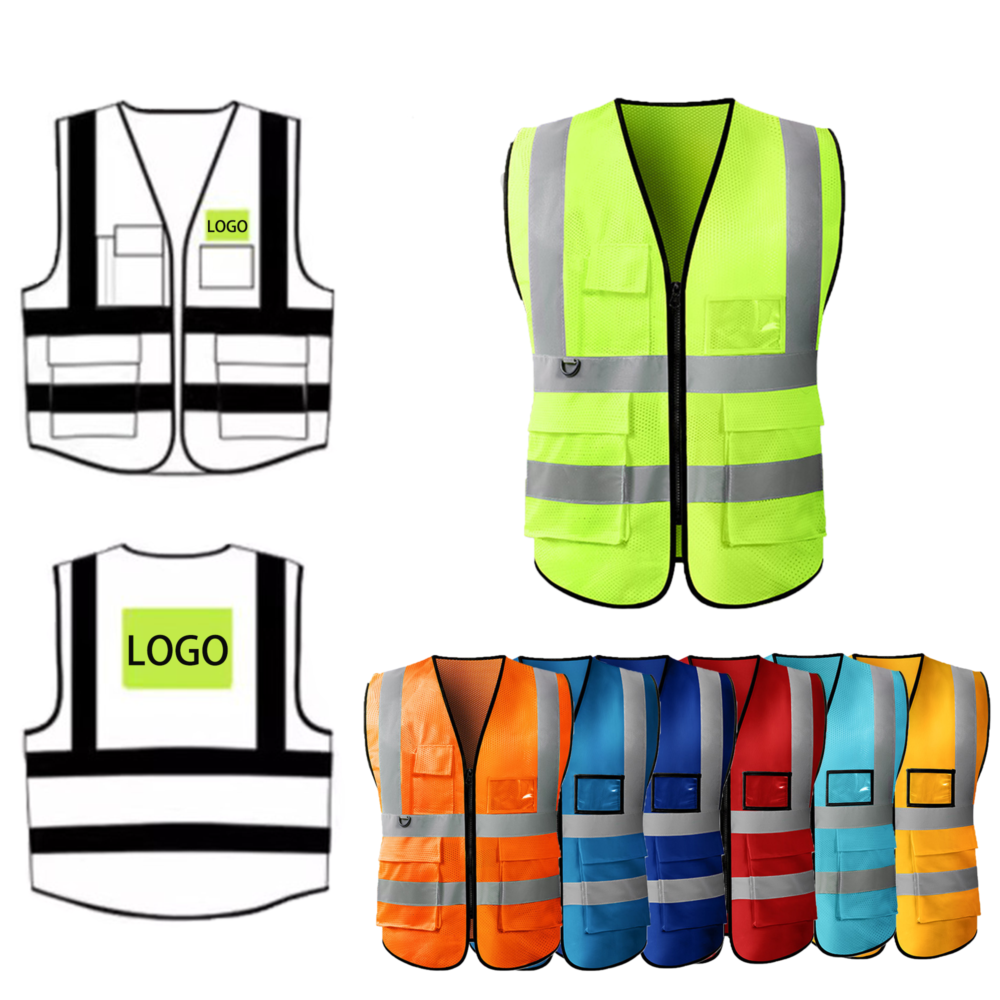 Night Reflective Safety Vest 2