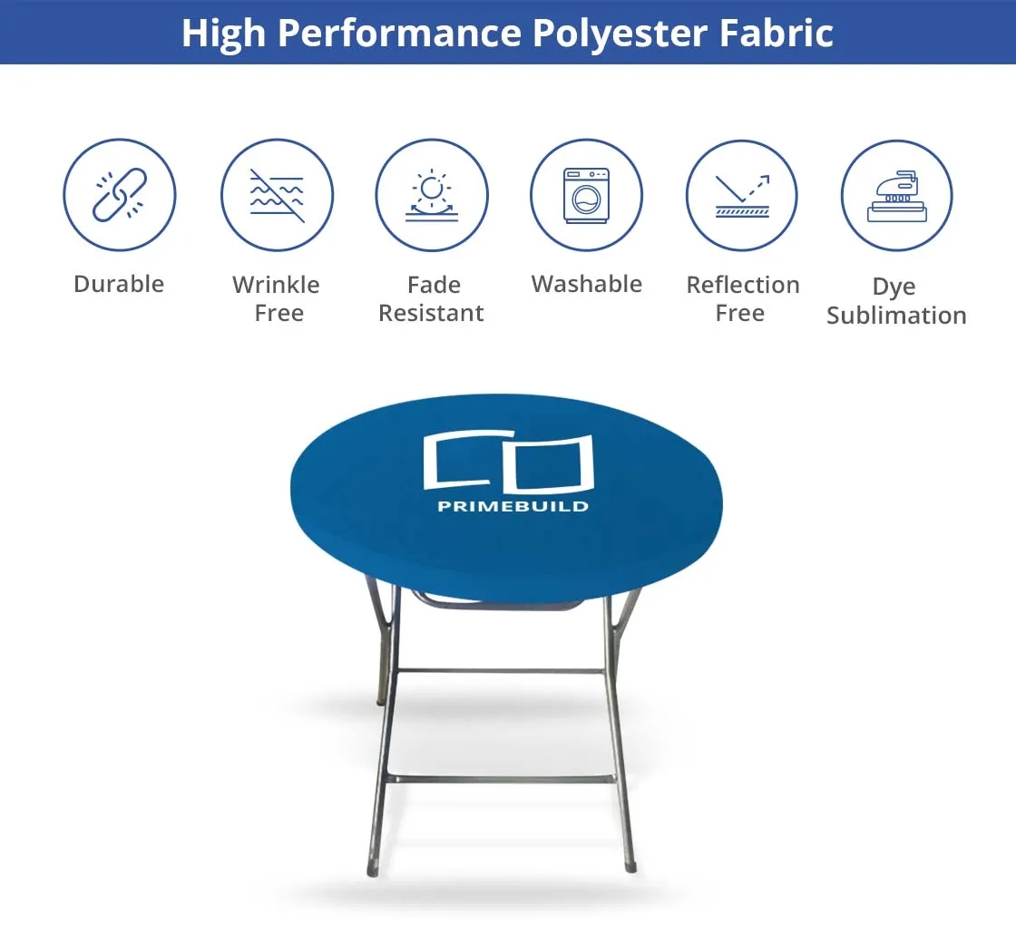 Round Spandex Table Top Cover (Diameter - 31.5") 2