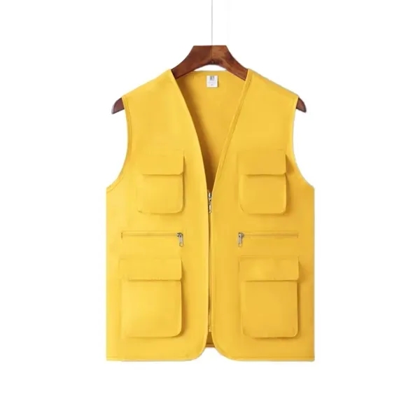 Multi-Pocket Volunteer Vest - Functional Utility Wear 7