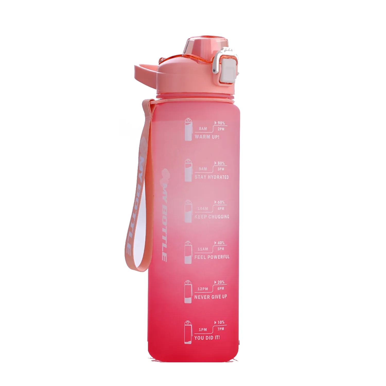 32Oz Large Water Bottle With Motivational Time Marker 3