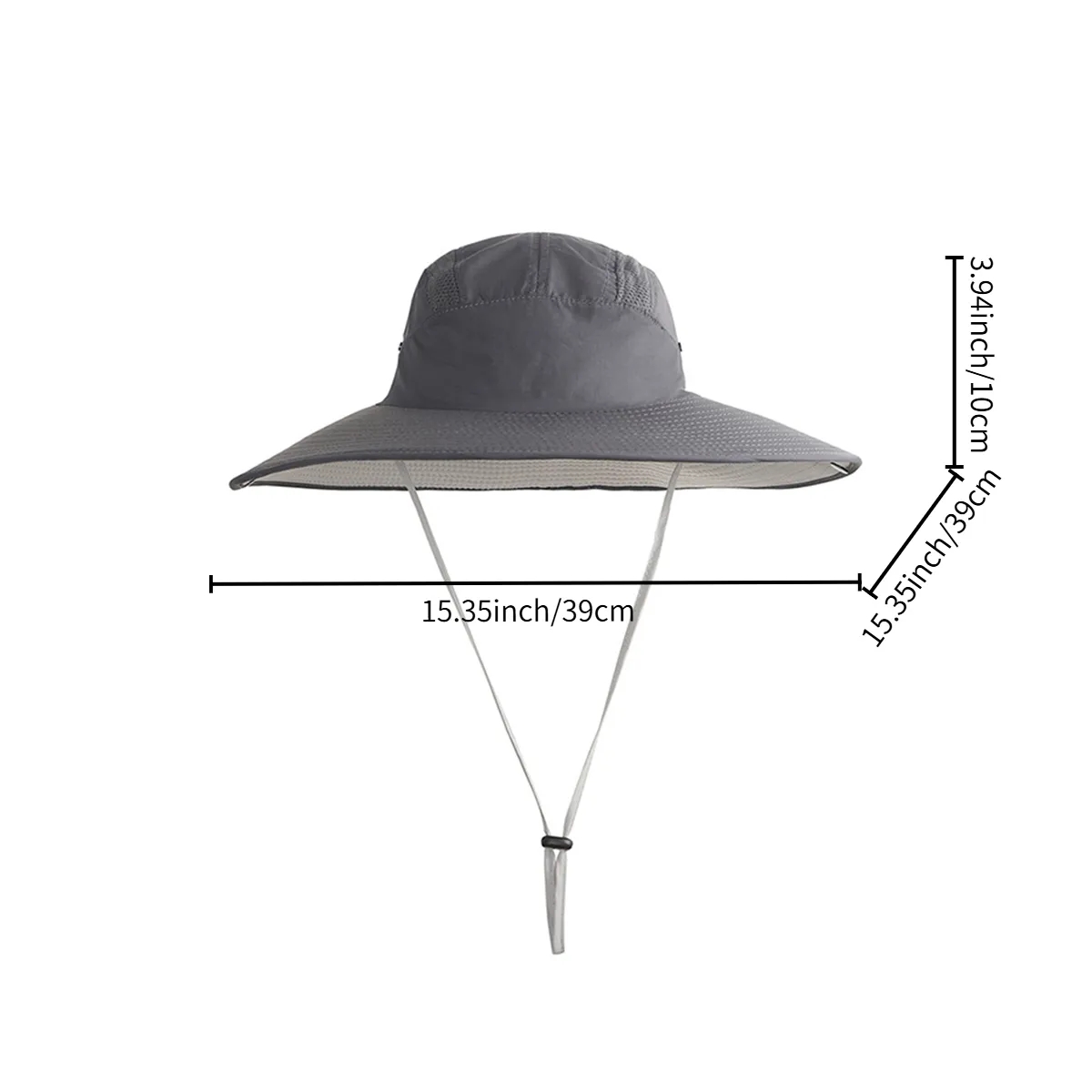 Outdoor Sun Protection Boonie Hat With Adjustable Chin Cord 5