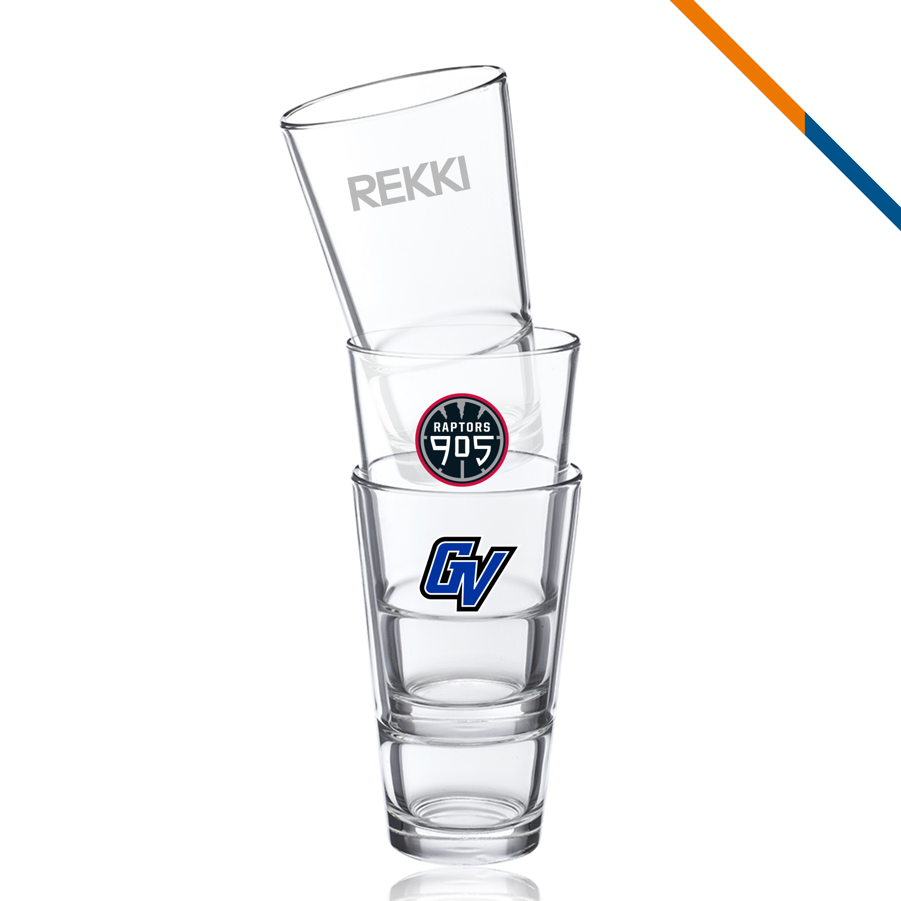Dillon ARC Stackable Pint Glasses - 16 OZ. 3