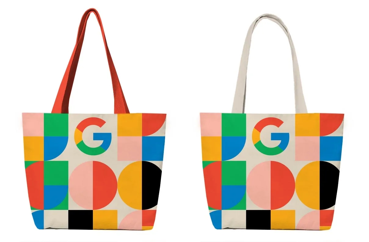 Sublimated Open Tote Bag ( 18" x 15" x 4") 5