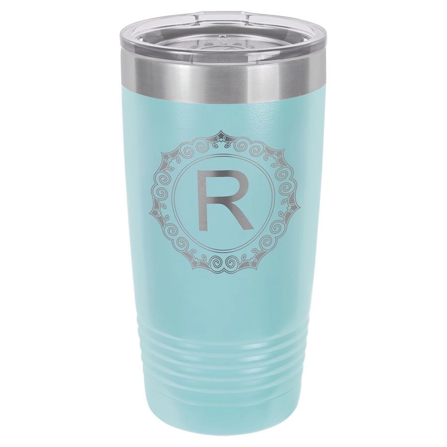 20 Oz. Maroon Red Vacuum Insulated Tumbler w/Clear Lid 10