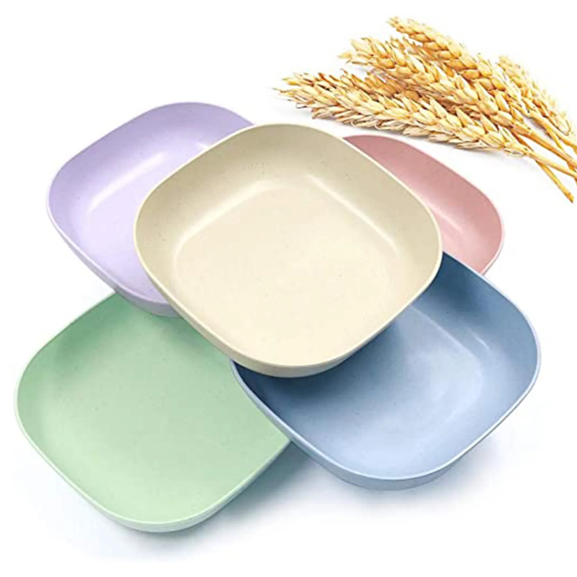 Lightweight Wheat Straw Plates 2