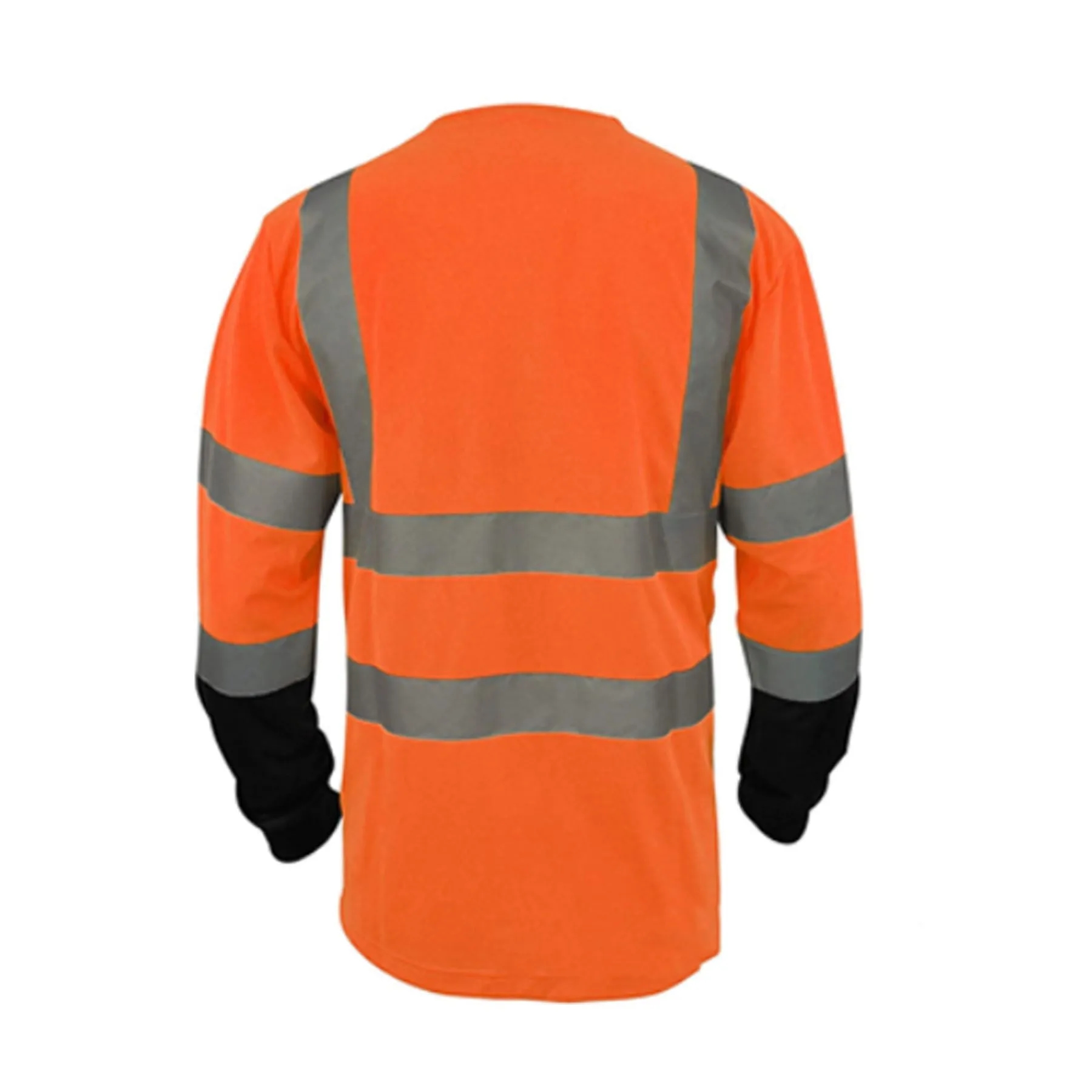 High Visibility Heavy-duty Long Sleeve Reflective Safety T-S 6