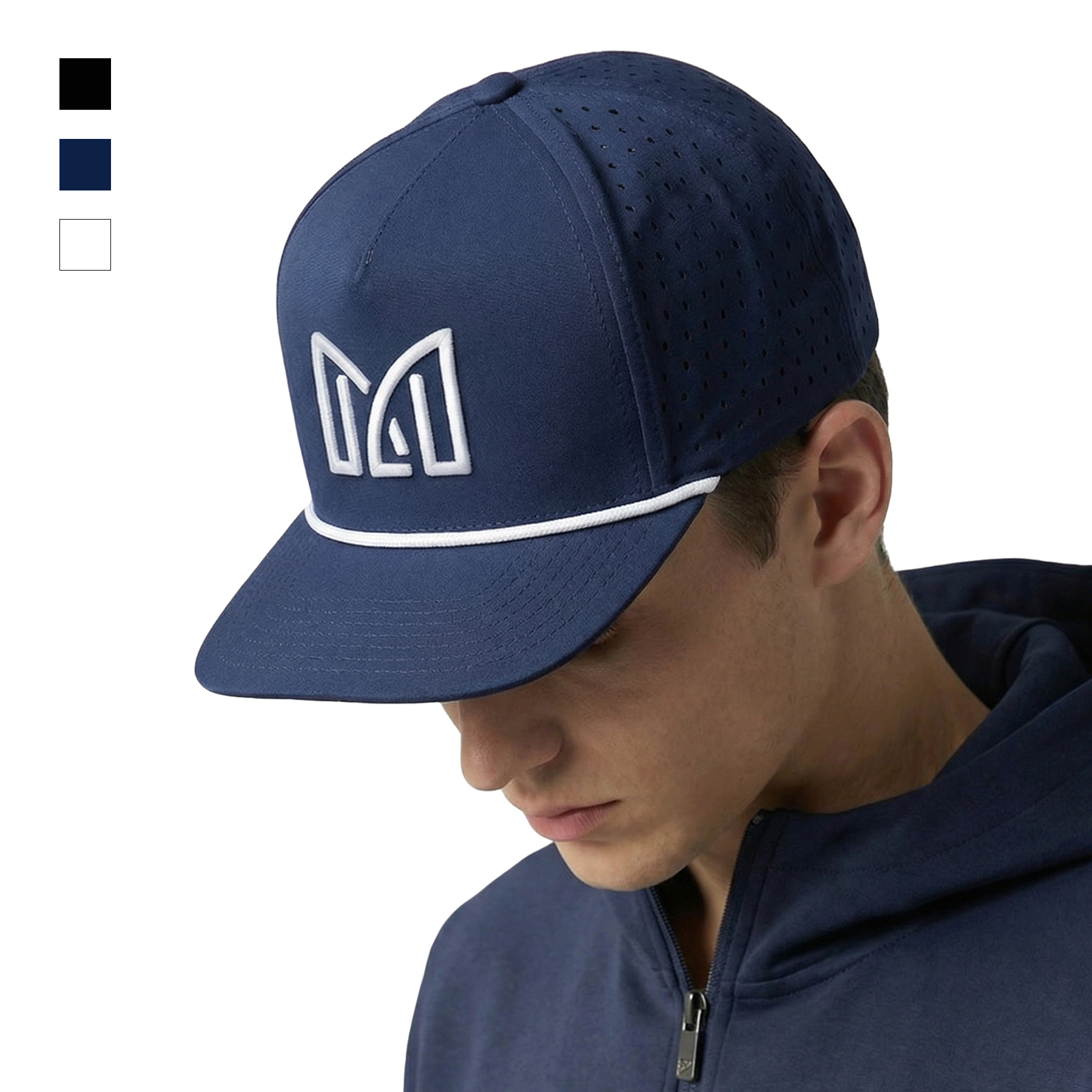 5-Panel Flat Bill Rope Cap 3
