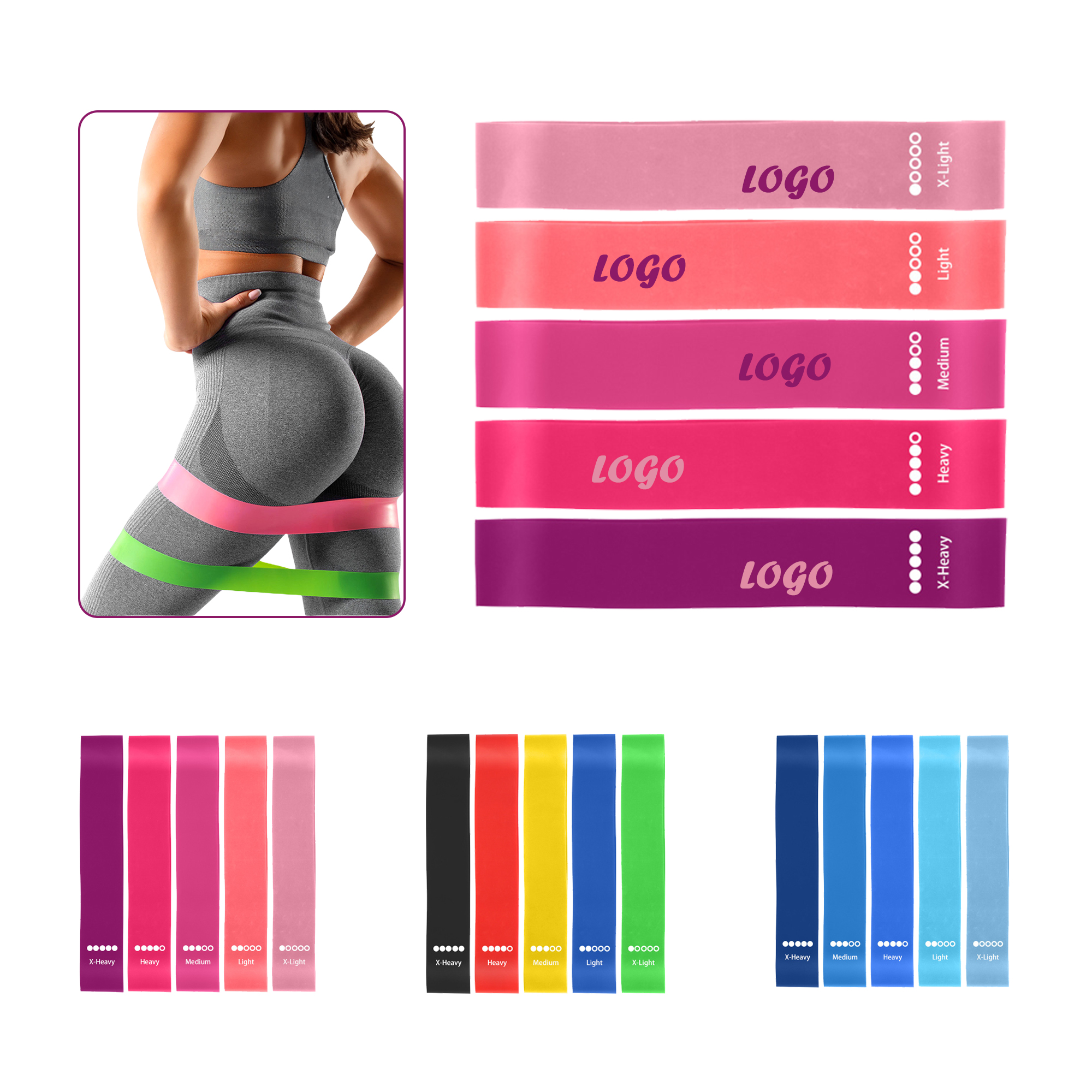MOQ100 Resistance Bands 1