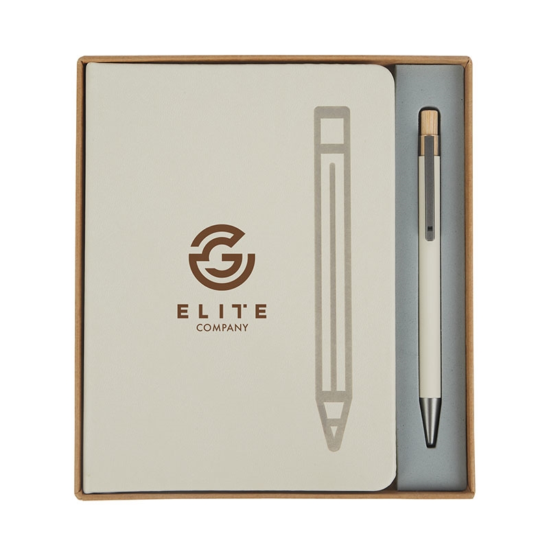 Manhattan II Gift Set w/ Magnetic Journal & Recycled Pen 7
