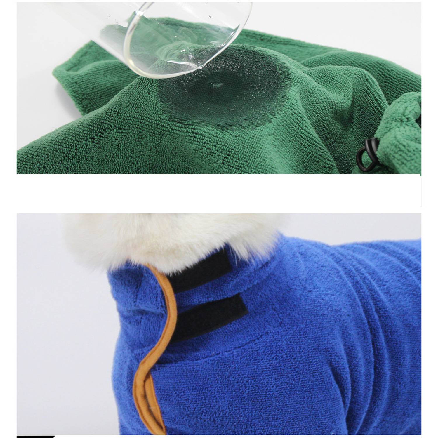 Quick Dry Nanofiber Dog Bathrobe 5