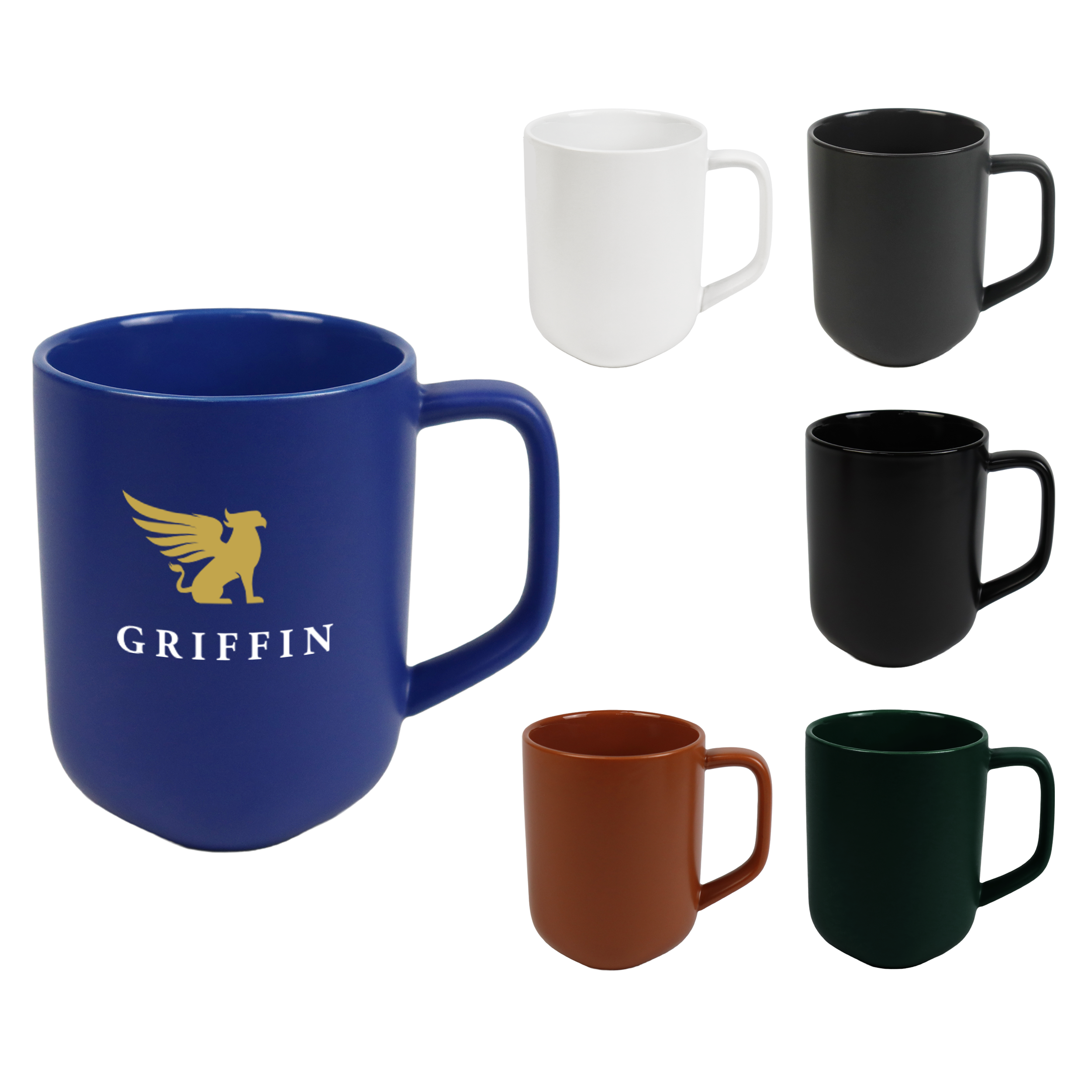18 oz. Recycled Ceramic Mug with Triangle Bottom 8