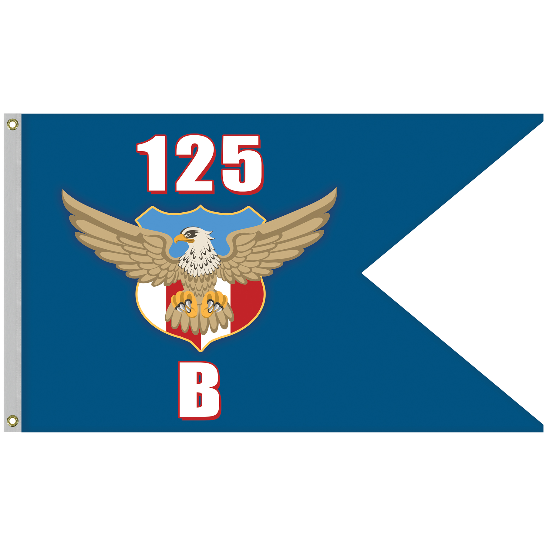 Single Reverse Knitted Polyester Guidon Boat Flag (36"x60") 1