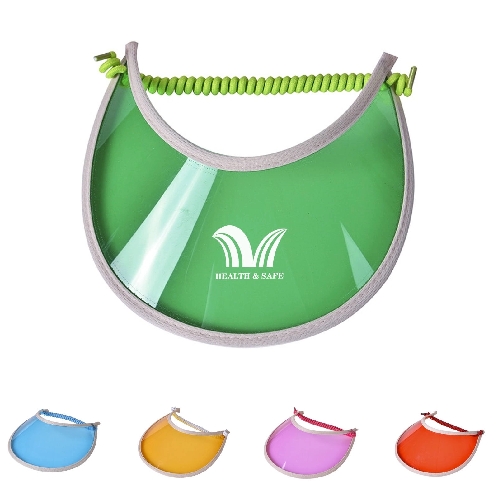 Adult Pvc Sun Visor Hat 4