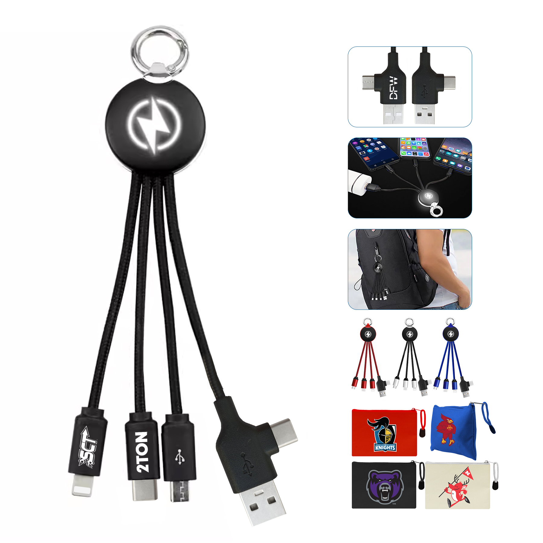 Yeho 5in1 Charging Cable 3