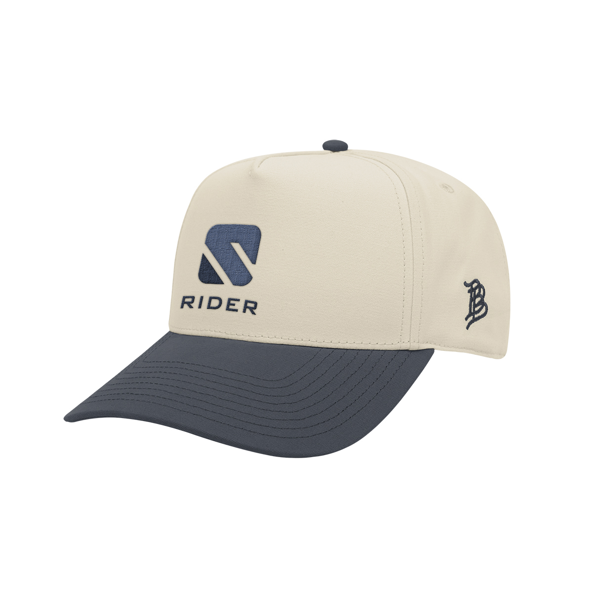 Branded Bills 33510 Bare Curved Two-Tone Canvas Cap 2