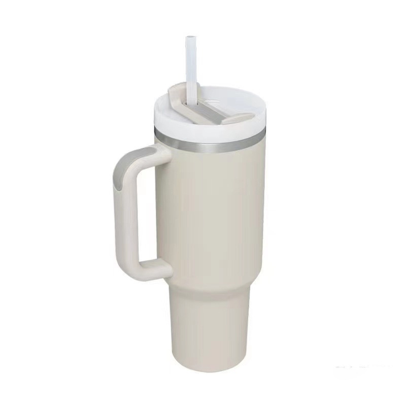 40 oz Vacuum Stainless Steel Tumbler W/ Straw & Lid 19