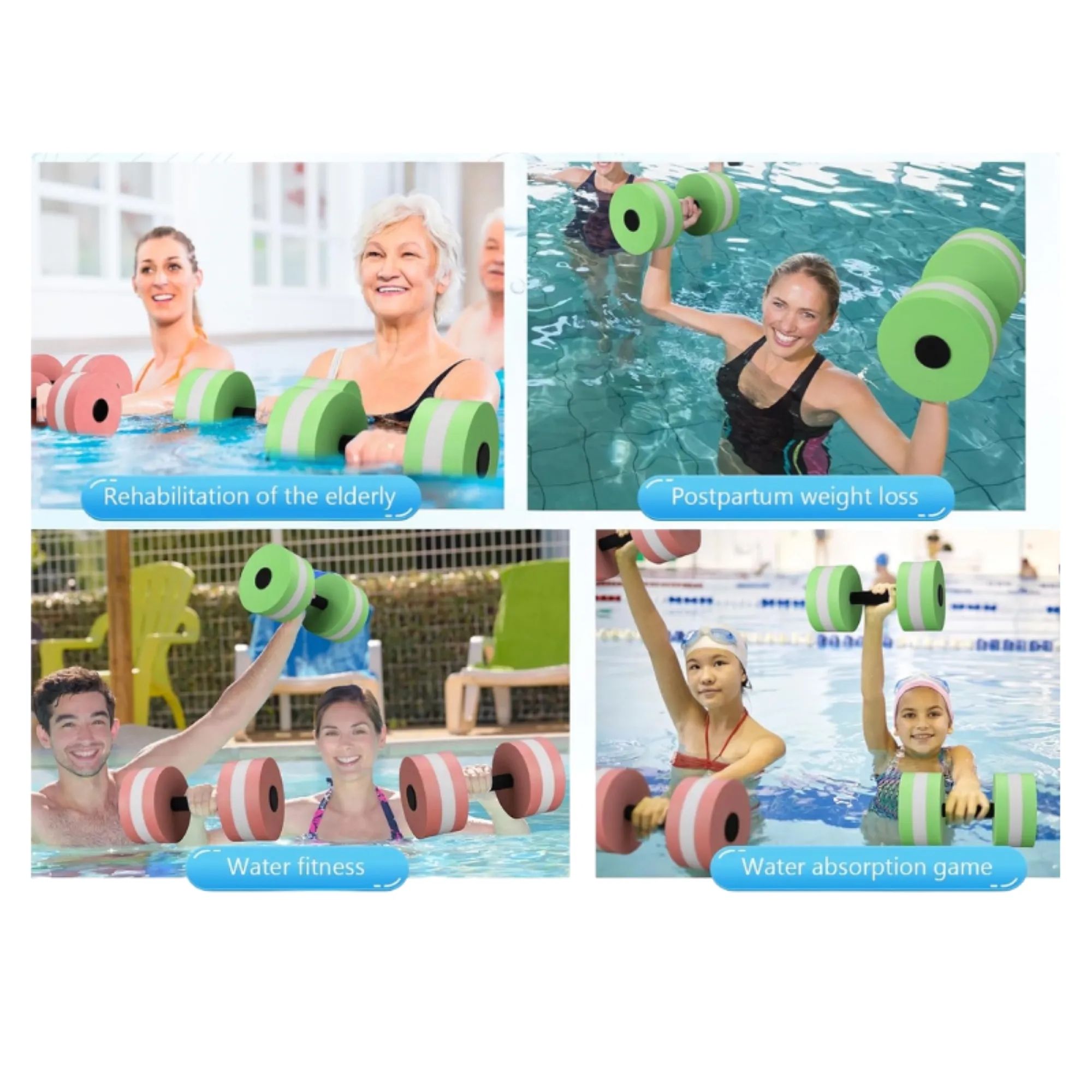 Aqua Fitness Floating Dumbbells 3