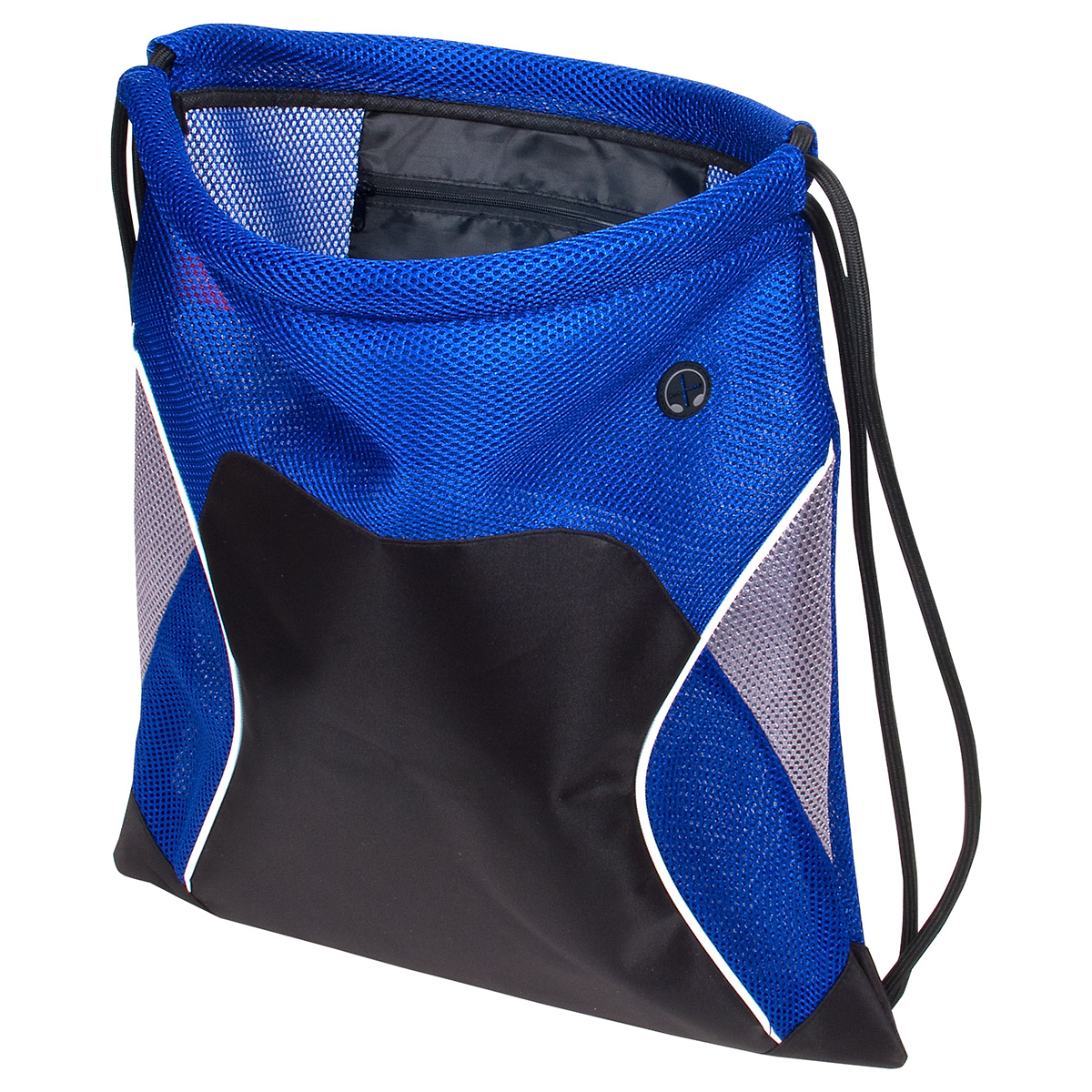 Jumbo Globetrotter Mesh Fabric Drawstring Bag 18