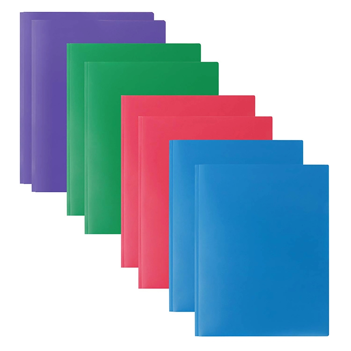 Plastic Pockets Folders With Brads 5