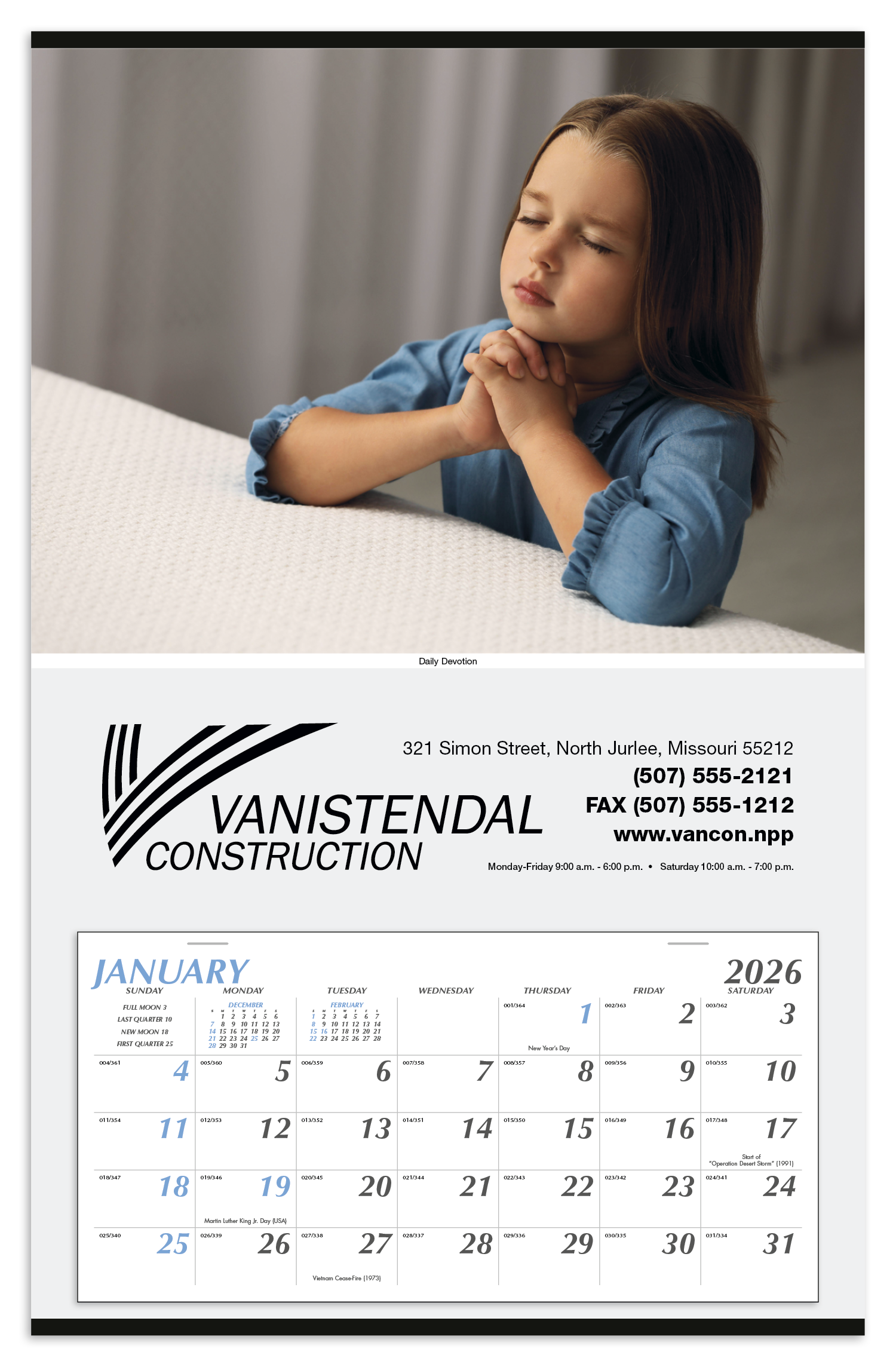 Triumph® Calendars Large Hanger Calendar 55