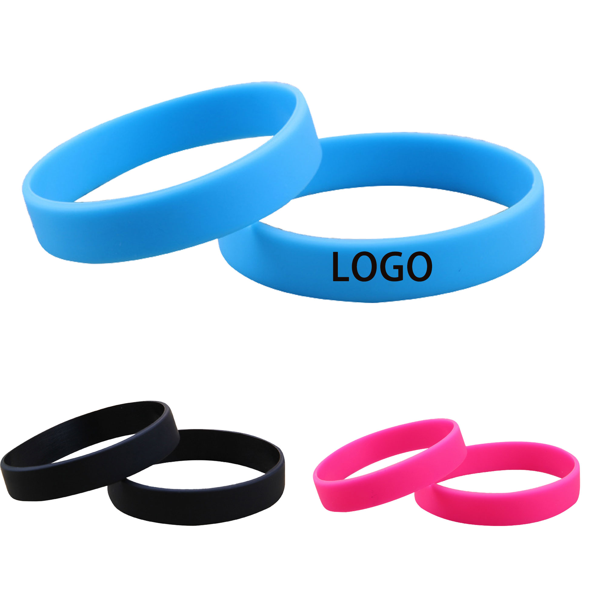 Color Custom Dented Silicone Bracelet 2
