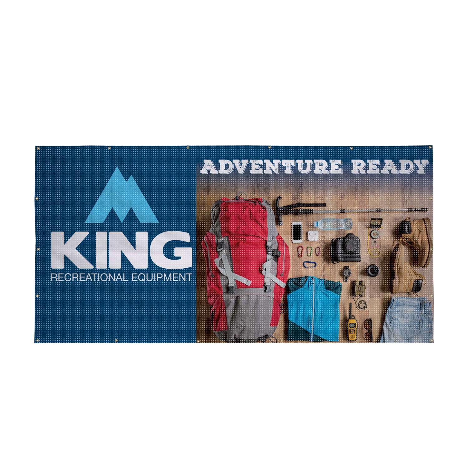 60" x 10' Fence Mesh Vinyl Banner