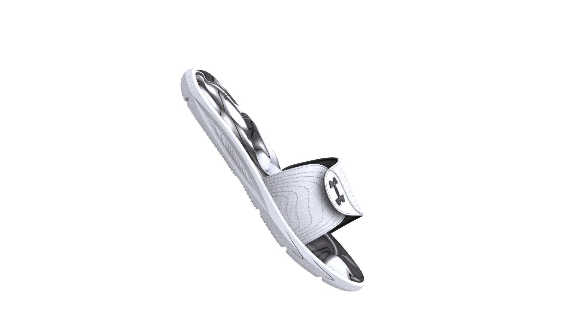 UA Ignite VI Graphic Footbed Women's Slides 3