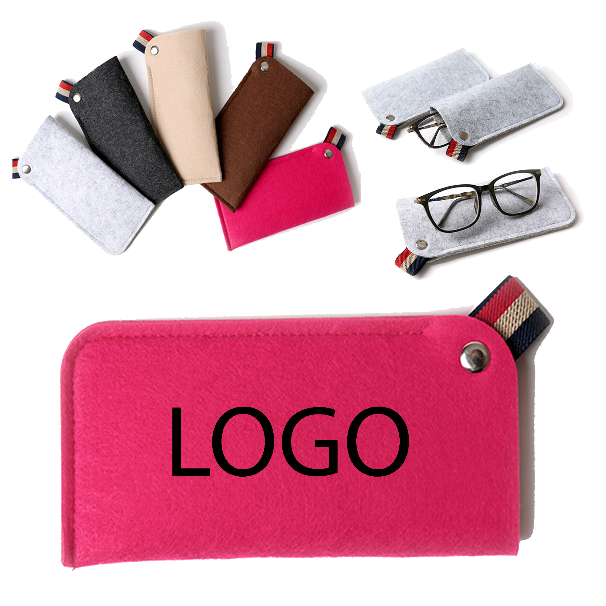 Premium Wool Felt Eyeglass Holder 2