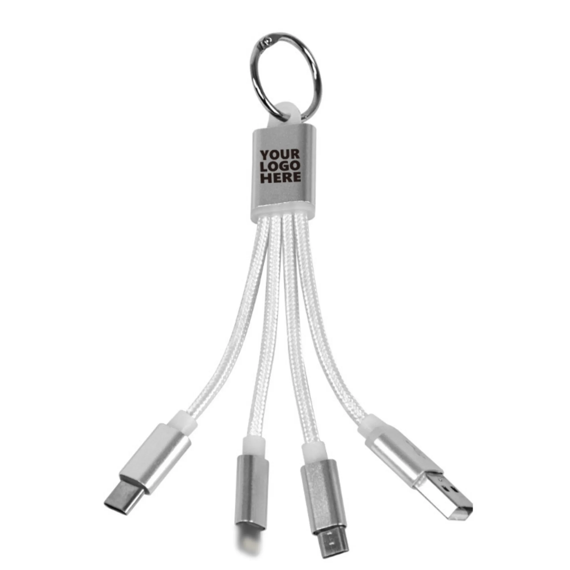 4-In-1 Keychain Charging Cable