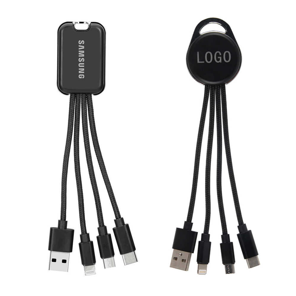 4-in-1 Logo Lighting Charging Cable 3