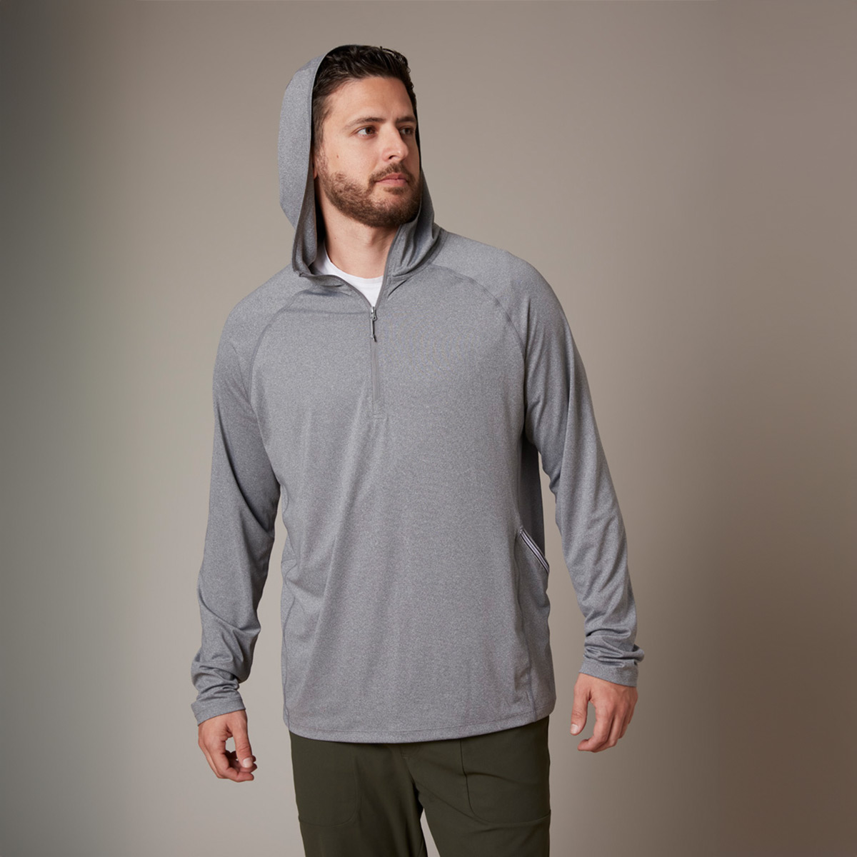 Men's Dune Sun Hoodie, custom hoodie or sweatshirt with logo imprint 5
