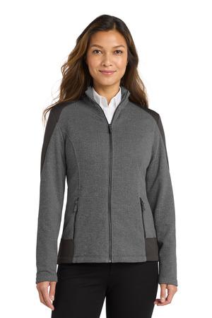 Port Authority Women's Grid Fleece Jacket. L239 9