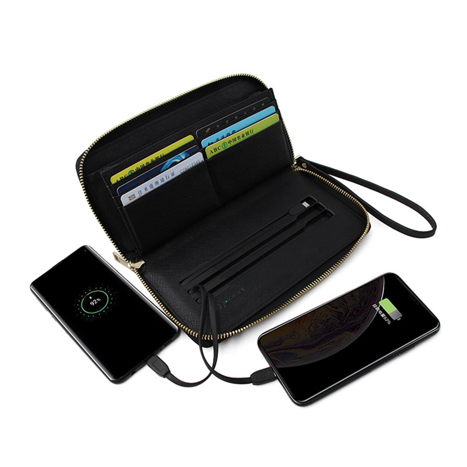 Leather Cellphone Clutch Wallet 2