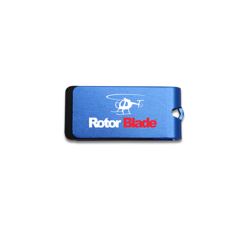 Waltham Mini USB Flash Drive w/ Metallic Swivel Cap 1